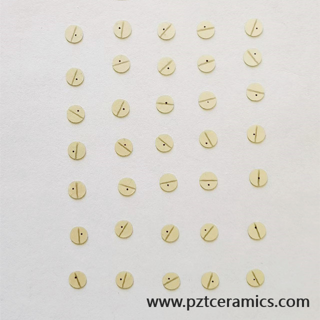 ピエゾセラミックディスク超音波センサー要素カスタマイズされた製品PZTディスク