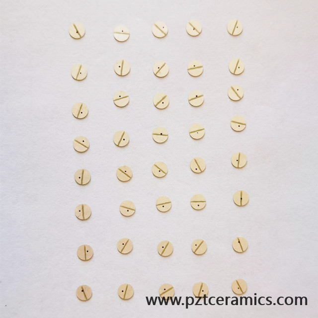 ピエゾセラミックディスク超音波センサー要素カスタマイズされた製品PZTディスク