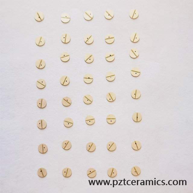 ピエゾセラミックディスク超音波センサー要素カスタマイズされた製品PZTディスク